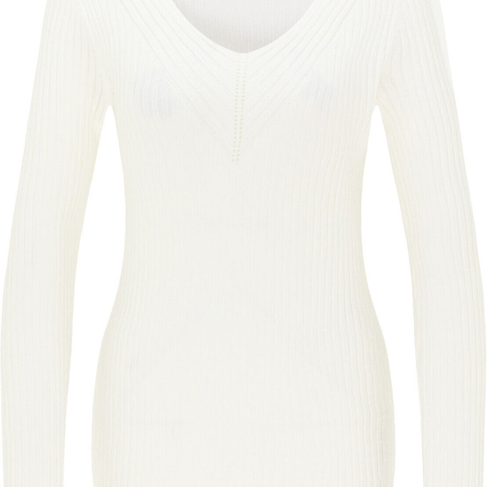 B-WARE DREIMASTER KLASSIK DAMEN PULLOVER Gr. XS/S Farbe WOLLWEISS