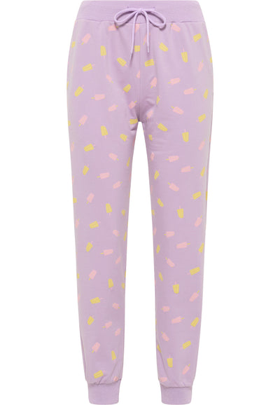 B-WARE MYMO Damen Hose Sweathose Gr.S Farbe Flieder Eis