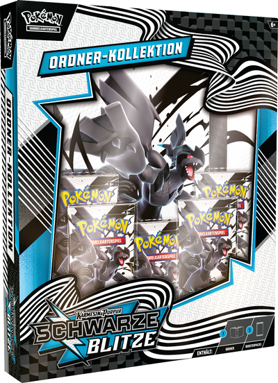 Pokemon Schwarze Blitze Ordner Kollektion KP 10.5 Binder Deutsch