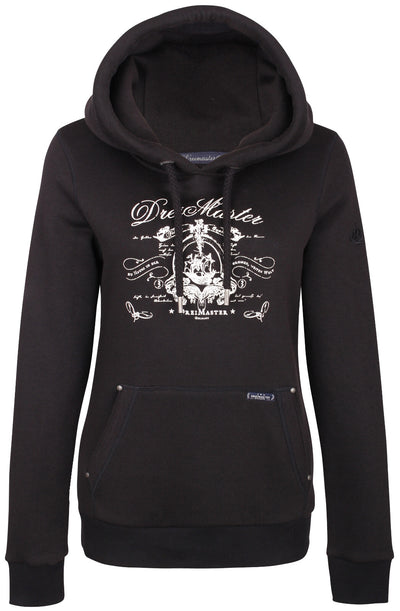 B-WARE DREIMASTER DAMEN HOODIE Gr. M Farbe Schwarz