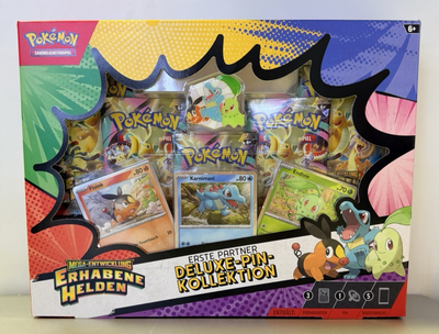 Pokémon- Erhabene Helden Deluxe-Pin-Kollektion Mega-Entwicklung