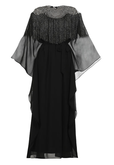 B-WARE FAINA DAMEN KLEID Gr.M Farbe SCHWARZ