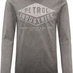 B-WARE PETROL INDUSTRIES HERREN LANGARMSHIRT GR.S FARBE STEAL