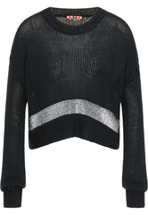 B-WARE MYMO ROCKS DAMEN SWEATSHIRT Gr. M/L Farbe Schwarz