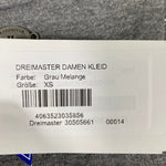 B-WARE DREIMASTER DAMEN KLEID Gr. XS Farbe Grau Melange