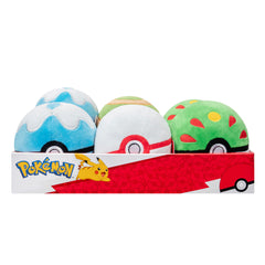 Pokémon Pokéball 4fach sortiert - Maße: ca. H 10 cm -- Hyperball