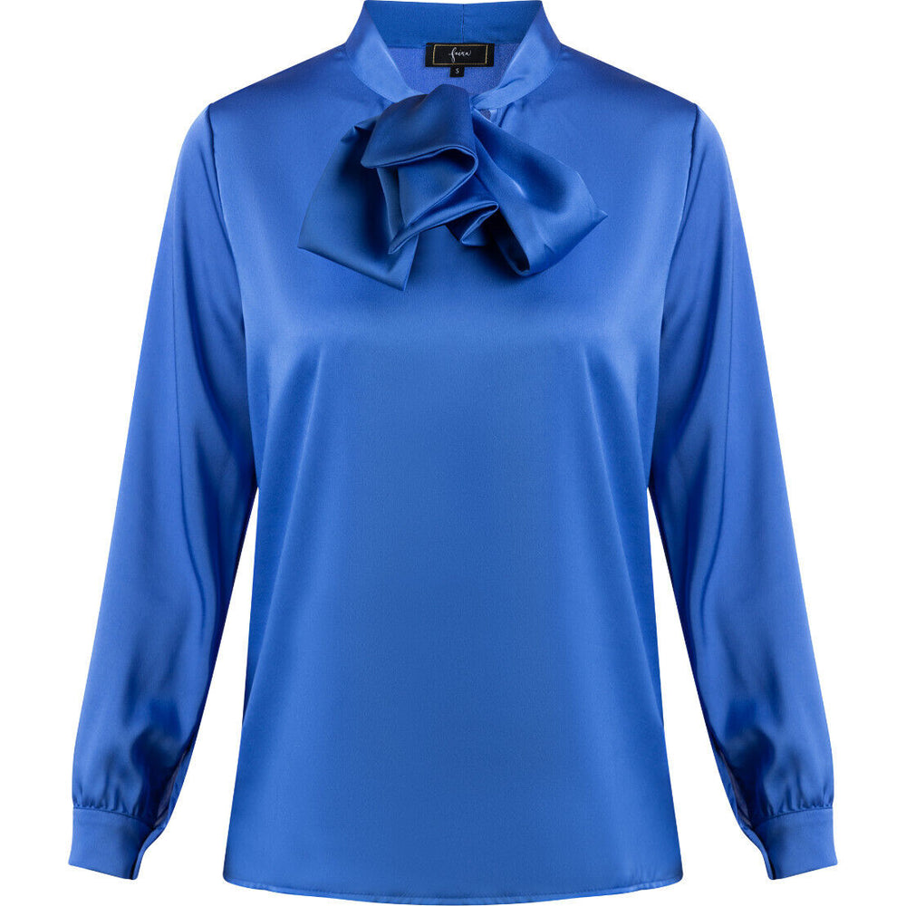 B-WARE FAINA DAMEN BLUSE Gr. XL Farbe Royalblau