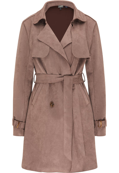 B-WARE DREIMASTER VINTAGE DAMEN MANTEL Gr.XL Farbe Taupe
