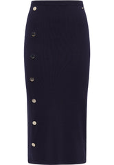 B-WARE DREIMASTER KLASSIK DAMEN STRICKROCK Gr. XL/XXL Farbe Marine