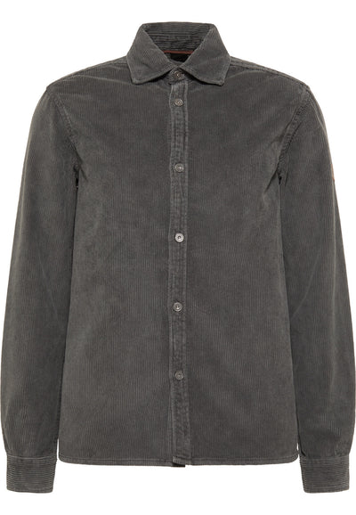 B-WARE DREIMASTER VINTAGE HERREN HEMD Gr.M Farbe Dunkelgrau