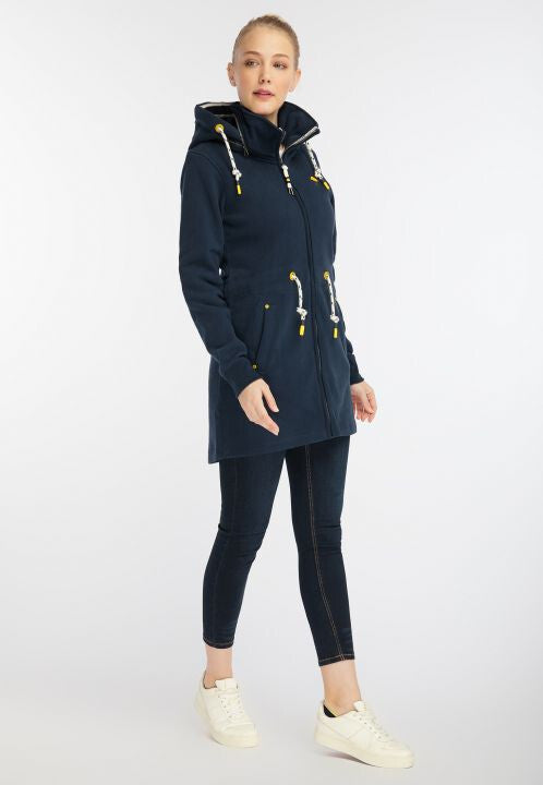 Musterware/Einzelstück SCHMUDDELWEDDA LANGE DAMEN SWEATJACKE GR.S FARBE MARINE