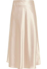 B-WARE DreiMaster Klassik Damen A-Linienrock Gr. M Farbe Champagner