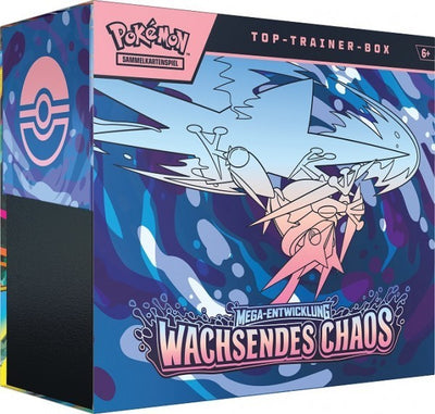 Pokémon Wachsendes Chaos Top Trainer Box TTB Deutsch