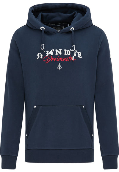 B-WARE DREIMASTER MARITIM HERREN HOODIE Gr.M Farbe Marine
