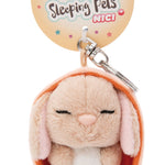 NICI GREEN Schlüsselanhänger Sleeping Pets Karamell Hase