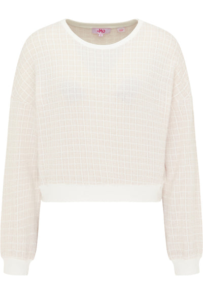 B-WARE MYMO DAMEN PULLOVER Gr.XS Farbe Wollweiss