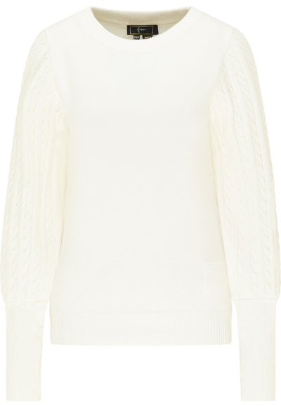B-WARE FAINA DAMEN SWEATSHIRT Gr. M/L Farbe Wollweiss
