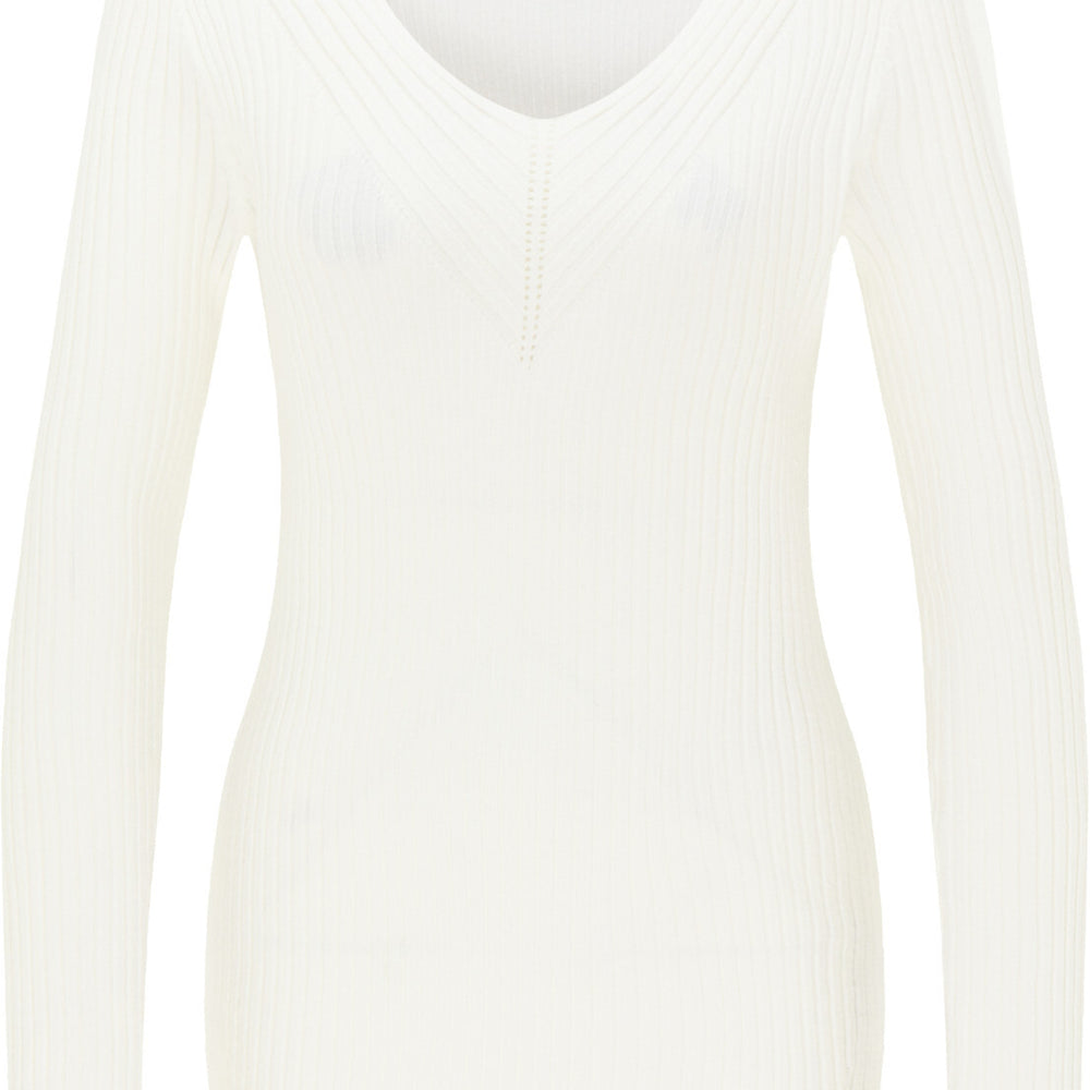 B-WARE DREIMASTER KLASSIK DAMEN PULLOVER Gr. XS/S Farbe WOLLWEISS