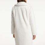 B-WARE FAINA DAMEN MANTEL GR.M FARBE WOLLWEISS