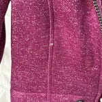 B-WARE SCHMUDDELWEDDA Mantel mit Teddyfutter GR.S FARBE BEERE MELANGE