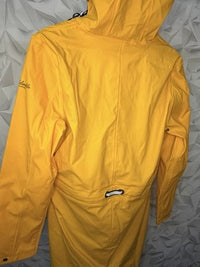B-WARE - SCHMUDDELWEDDA Damen Mantel Gr.M Farbe:Sonnengelb Hellgrau Melange