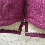 B-WARE SCHMUDDELWEDDA Mantel mit Teddyfutter GR.S FARBE BEERE MELANGE