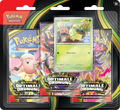 Optimale Ordnung – 3 Booster-Packs – Pokémon – Sammel-Karten deutsch