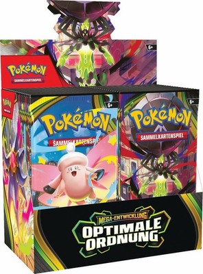 Pokémon Sammelkarten ME03 Optimale Ordnung Display / 36 Booster /
