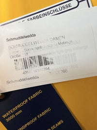 B-WARE - SCHMUDDELWEDDA Damen Mantel Gr.M Farbe:Sonnengelb Hellgrau Melange