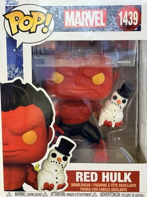 Funko Pop! Marvel: Holiday – Red Hulk - Marvel Comics - Vinyl 1439