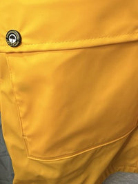 B-WARE - SCHMUDDELWEDDA Damen Mantel Gr.M Farbe:Sonnengelb Hellgrau Melange