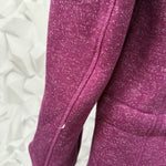 B-WARE SCHMUDDELWEDDA Mantel mit Teddyfutter GR.S FARBE BEERE MELANGE