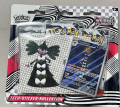 Pokémon Karmesin & Purpur Weisse Flammen Tech-Sticker-Kollektion
