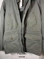 B-WARE DREIMASTER HERREN PARKA Gr. L Farbe Grau Melange