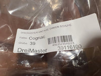 B-WARE Dreimaster Vintage Damen Schuhe Gr. 39 Farbe Cognac