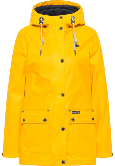 B-WARE SCHMUDDELWEDDA DAMEN REGENJACKE Gr. XS Farbe Sonnengelb
