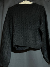 B-WARE MYMO DAMEN STRICKPULLOVER GR.XL/XXL FARBE SCHWARZ
