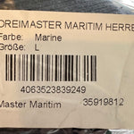 B-WARE DREIMASTER MARITIM HERREN STRICKJACKE Gr. L Farbe Marine