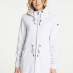 B-WARE DREIMASTER MARITIM DAMEN SWEATJACKE Gr.XS FARBE WEISS