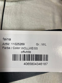 B-WARE FAINA DAMEN STRICKJACKE Gr. M/L Farbe Wollweiss