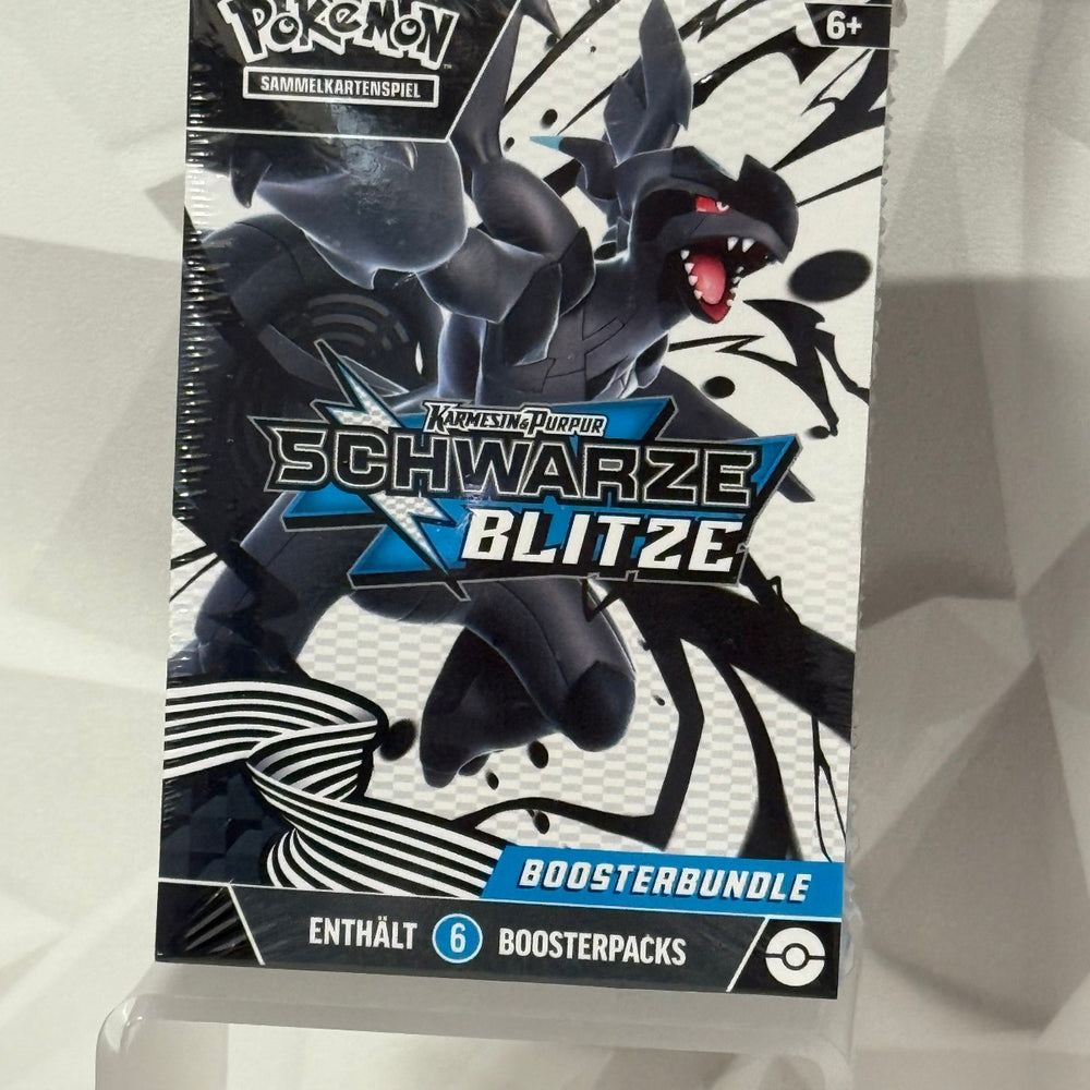 Pokemon Karmesin & Purpur - Schwarze Blitze - Boosterbundle - OVP