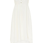 B-WARE DREIMASTER VINTAGE DAMEN SOMMERKLEID Gr.L Farbe Wollweiss