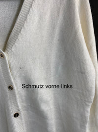 B-WARE FAINA DAMEN STRICKJACKE GR.M/L FARBE WOLLWEISS