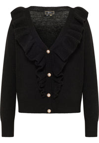 B-WARE FAINA DAMEN STRICKJACKE GR. XS/S FARBE SCHWARZ