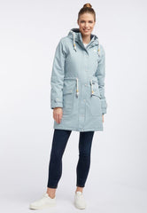 Musterware/Einzelstück …SCHMUDDELWEDDA DAMEN PARKA GR.S FARBE RAUCH MINT MELANGE