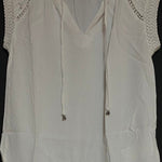 B-WARE DREIMASTER VINTAGE DAMEN BLUSE Gr.M Farbe Wollweiss