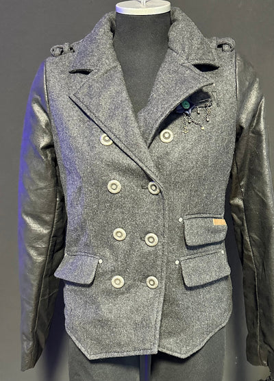 Musterware/Einzelstück DREIMASTER Mädels/Wollblazer, Gr. S Farbe Anthrazit