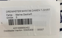B-WARE DREIMASTER MARITIM DAMEN T-SHIRT Gr.S Farbe MARINE GESTREIFT