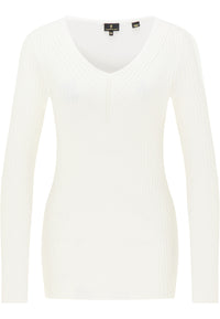 B-WARE DREIMASTER KLASSIK DAMEN PULLOVER Gr. XS/S Farbe WOLLWEISS