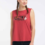 B-WARE MYMO DAMEN TOP GR.S FARBE ROT